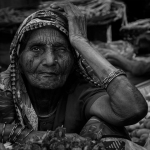 Femme de Varanasi - Claude Laronche